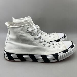 Off-White x Converse Chuck 70 All Star Shoes Mens Size 13 White Stripe Sneakers